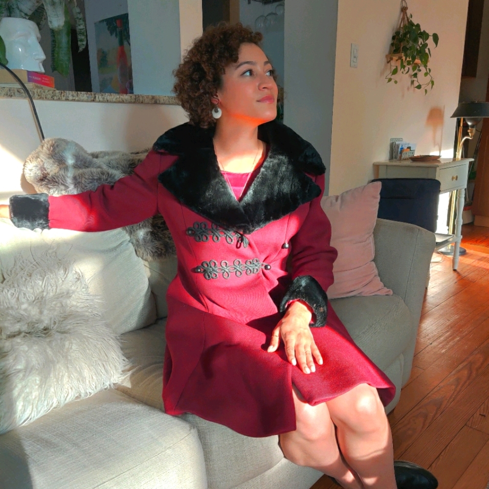 Vintage Russian Style Winter Coat